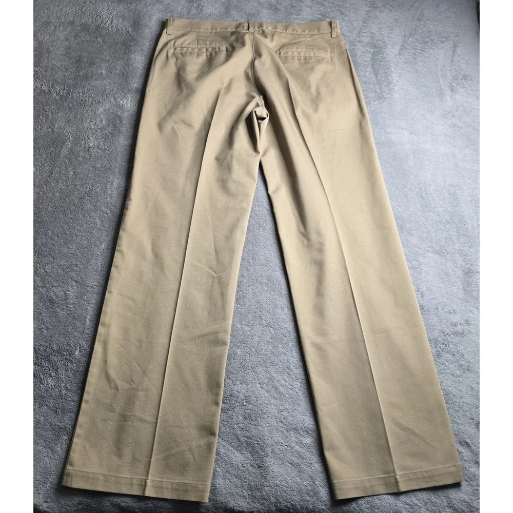 Noon Goons Pants Mens 36x34 (38) Khaki Tan Casual Club Trousers Creased USA Made